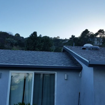Fascia Wrap, Custom Sectional Slant Back Box Gutters in Studio City