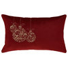 Five Queens Court Ornate Boudoir Embellished Decorative Throw Pillow
