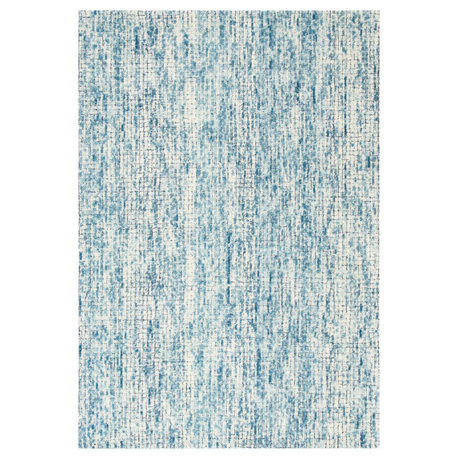 Safavieh Couture Abstract Collection ABT473 Rug, Ivory/Navy, 5'x8'