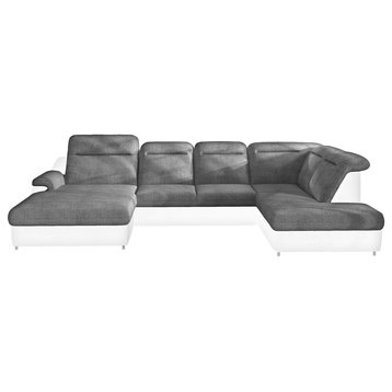 MONERO XL Sleeper Sectional Sofa, Right