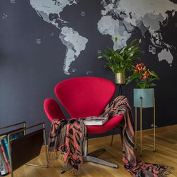 Residential Wallpaper | World Map Classic - Wallpaper