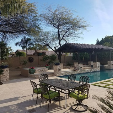 Pool/Spa Backyard Peoria AZ