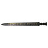 Chinese Black Mixed Material Sword Shape Fengshui Display Art Hws3317