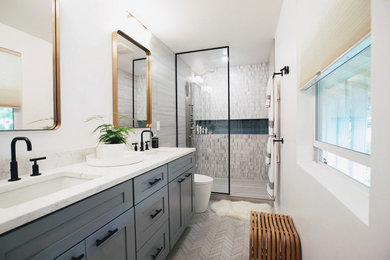 Inspiration for a contemporary bathroom remodel in Boise