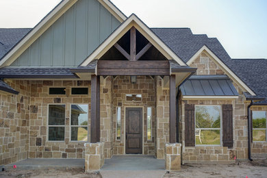 Mountain style exterior home photo in Austin