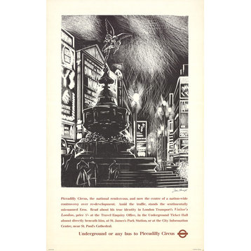 John Farleigh, Piccadilly Circus, Artwork