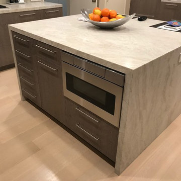 Small Condo Kitchen Remodel with Built-In Island Storage