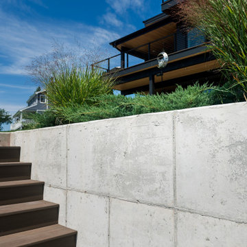 Lake Columbia Modern Lakefront Landscape