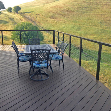 Vacaville, CA: Black Aluminum Railing System
