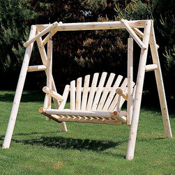 American Garden Cedar Swing Set - Porch Swings