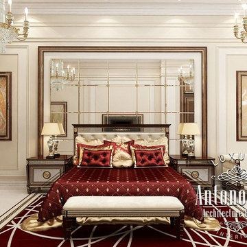 Bedroom interior design from Antonovich Design
