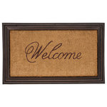 Whitehall Products - Essex Coir Welcome Mat - What a great way to greet visitors to your home. This doormat by Whitehall will add a touch of flair and originality to any home.Fully functional coir mat with the word welcome imprinted in the coirMakes a great gift.Doormats stay true to their colors with a weather resistant dye, while the word WELCOME is permantly embedded in the coir ensures optimum readability.Made from durable coir fibersRubber backing keeps mat in placeEasily traps unwanted dirt and moisture