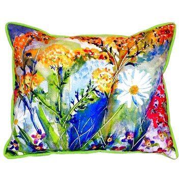 Wild Flower Small Indoor/Outdoor Pillow 11x14 - Set of Two