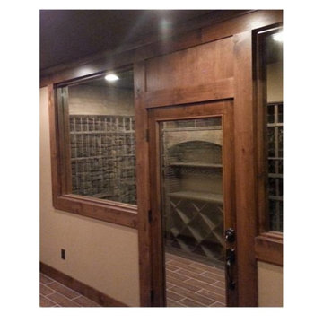 Dual Pane Glass Custom Wine Cellar Door San Antonio Texas