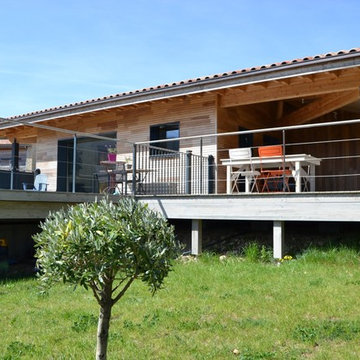 Maison à ossature bois contemporaine 1