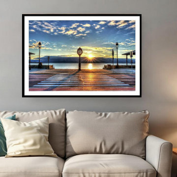 The Revere Beach Clock at Sunrise