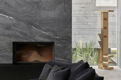 Contemporary living room in Perth.
