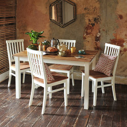 Portobello Painted Dining Set with 4 Chairs - Products
