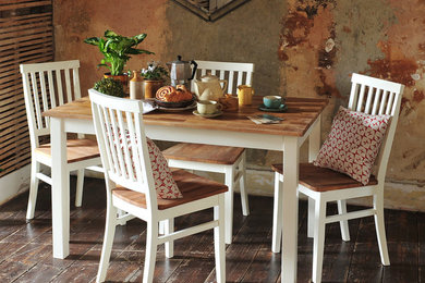 Portobello Painted Dining Set with 4 Chairs