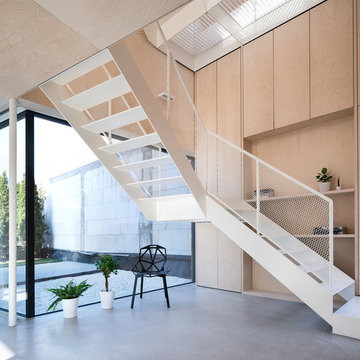 Wangentreppe in weiß - Wangentreppe 30.0