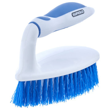 Scrubbing Brush with Rubber Grip Handle