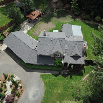 After Photo: CertainTeed Presidential Shadow Gray Composition Shingles - Snohomi