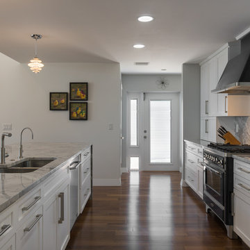 Sleek White Kitchen