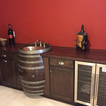 Wine Barrel Wet Bar