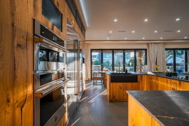 Design ideas for a country kitchen in Vancouver.