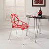Modway EEI-1016-RED Connections Dining Side Chair, Red