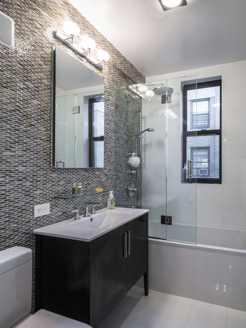 Bathroom Design Ideas  Renovations Photos with an Alcove  