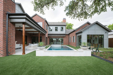Inspiration for a timeless pool remodel in Dallas