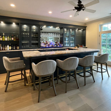 Residential Bar in Laurell Hollow, NY.