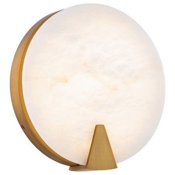 Modern Forms WS-72210 Ophelia 10" Tall LED Wall Sconce - Aged Brass