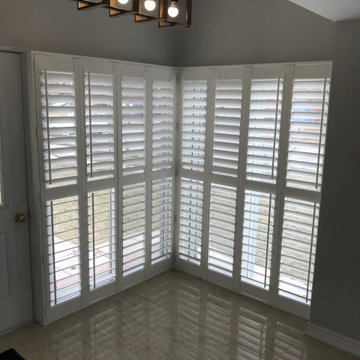 Intersecting Patio Door Shutters