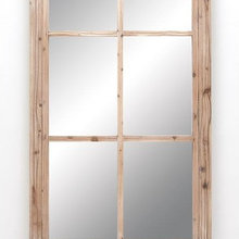 cool mirror that looks like a door