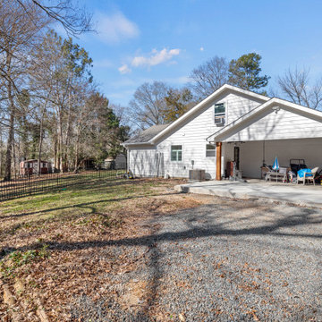 Side Yard View with Carport