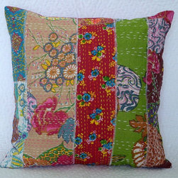 patchwork throw pillows - Decorative Pillows