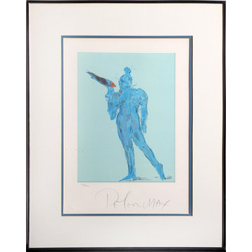Peter Max "Circus Performer With Bird" Lithograph