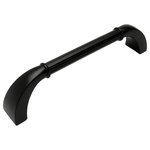 Cosmas - Cosmas 7714-128FB Flat Black Cabinet Pull - Manufacturer: Cosmas
