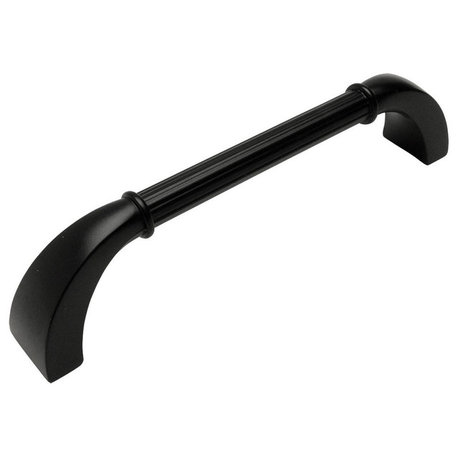 Cosmas 7714-128FB Flat Black Cabinet Pull