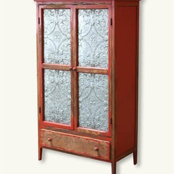 Pie Safe Cabinet - Pantry Cabinets