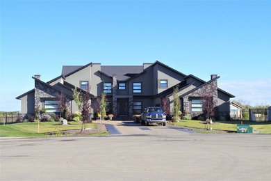 Inspiration for an exterior home remodel in Edmonton