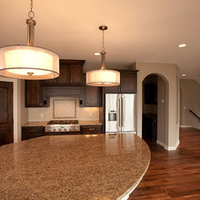 white trim and casing with dark doors