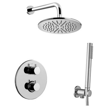 Light KIT LIQ 018 Complete Shower Set with Shower Head, Hand Shower, and Faucet