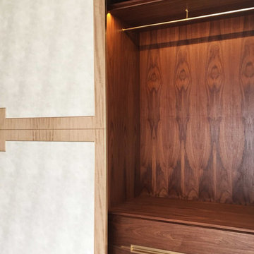 walnut wardrobe