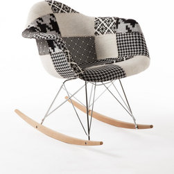 Edith Rocking Chair | Black/White - Products