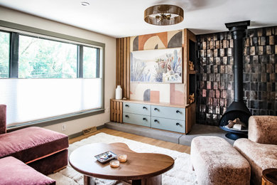 1960s living room photo in Other