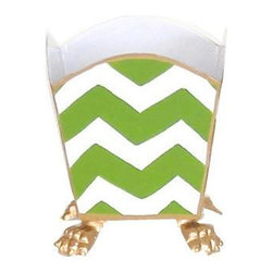 Green Bargello Cachepot, Small - Products