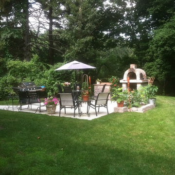 The Schelzi Family Wood Fired Brick Pizza Oven in Massachusetts
